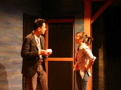 Joel del la Fuente and Hana Moon