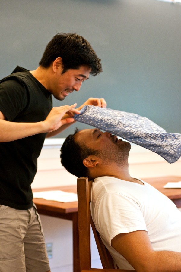 The Seagull in residence at Voice and Vision's Annual Retreat  at Bard College, June 2009: Peter Kim, Orville Mendoza